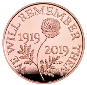 The Remembrance Day 2019 UK £5 Gold Proof Coin
