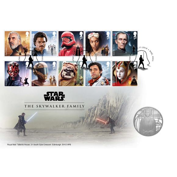 Star Wars: BU Skywalker Family Medal Cover 