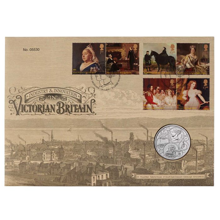 Queen Victoria £5 Brilliant Uncirculated Coin Cover