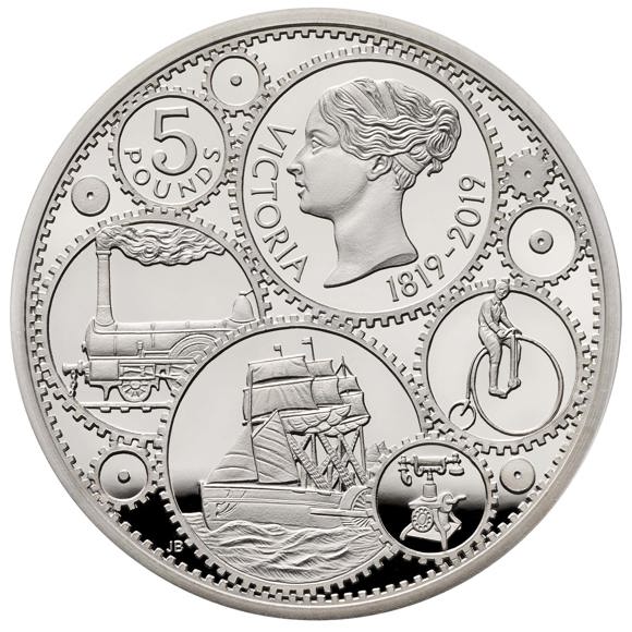 Queen Victoria 2019 UK £5 Silver Proof Coin