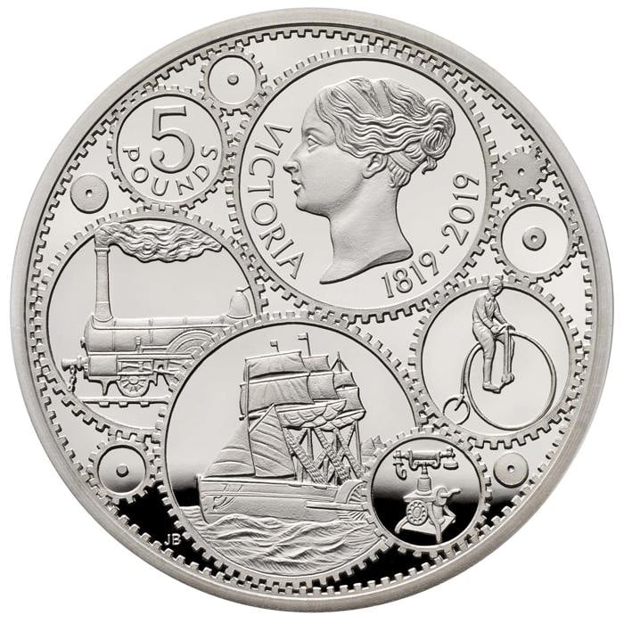 Queen Victoria 2019 UK £5 Silver Proof Coin
