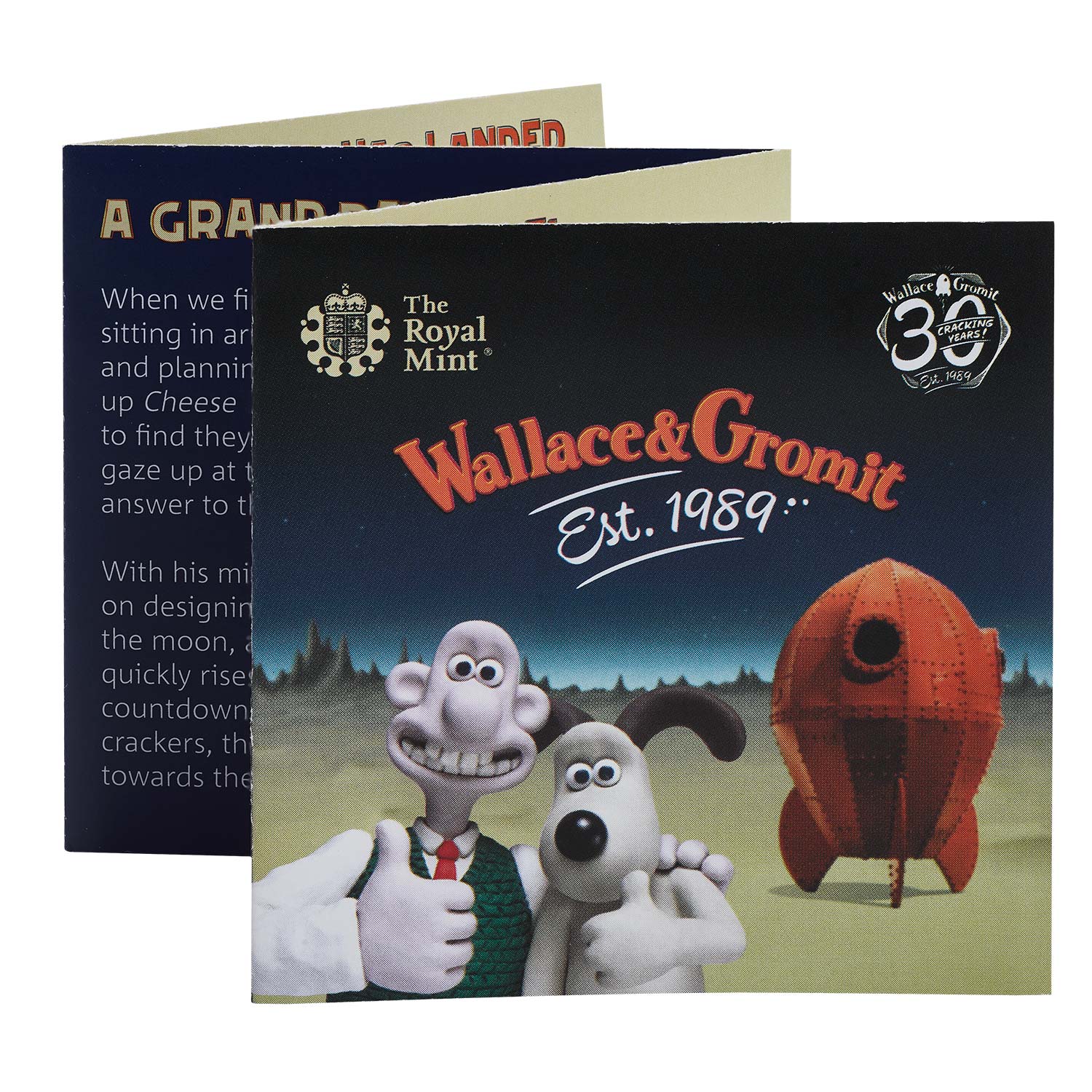 Wallace and Gromit 2019 UK 50p Silver Proof Coin