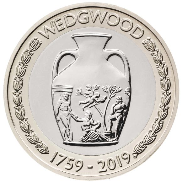 Wedgwood 2019 UK £2 Brilliant Uncirculated Coin