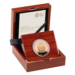 Wedgwood 2019 UK £2 Gold Proof Coin