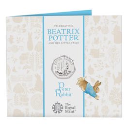50p Coins 36 peter rabbit 2020 uk 50p brilliant uncirculated coin pack front uk20prbu