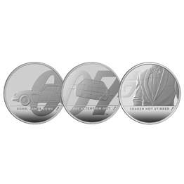 James Bond Coins 8 James Bond 2020 UK One Ounce Silver Proof 3 Coin Series