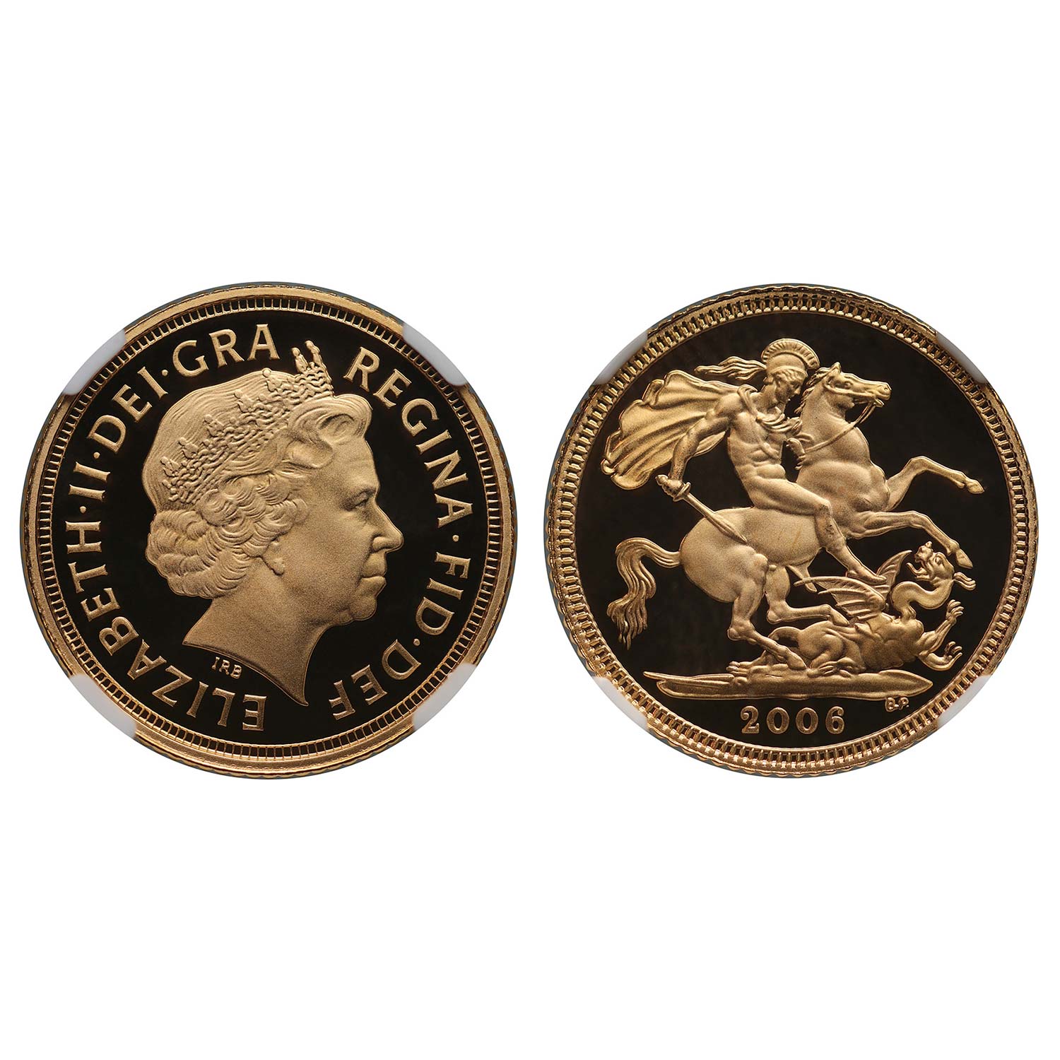 2006 Queen Elizabeth II Proof Half Sovereign PF69 | The