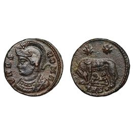 Emperor Constantine Roman Bronze Follis 