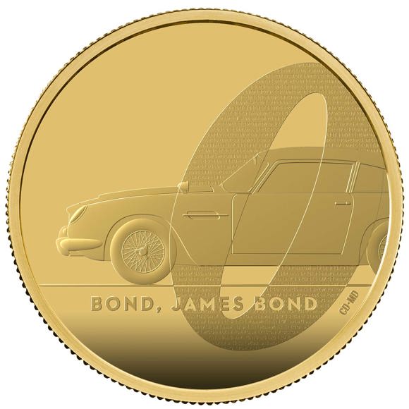 Bond, James Bond 2020 UK Two-Ounce Gold Proof Coin
