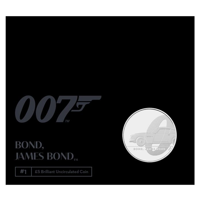 Bond, James Bond 2020 UK £5 Brilliant Uncirculated Coin