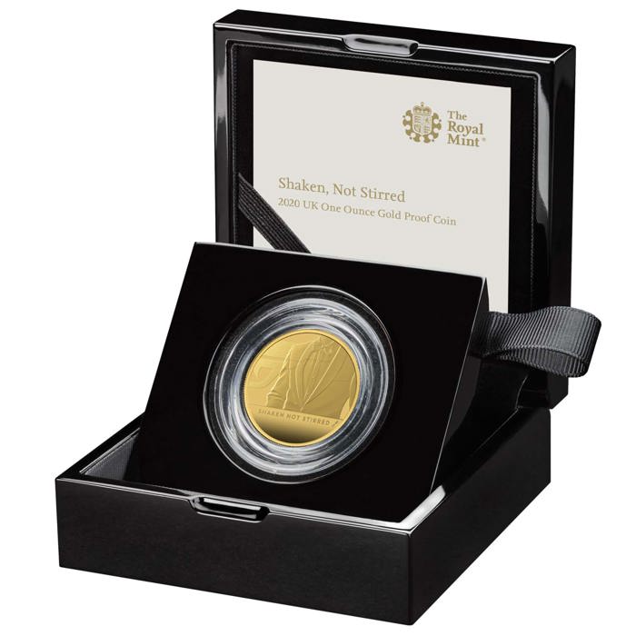 Shaken Not Stirred 2020 UK One Ounce Gold Proof Coin