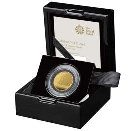 James Bond Coins 1 Shaken Not Stirred 2020 UK Quarter-Ounce Gold Proof Coin