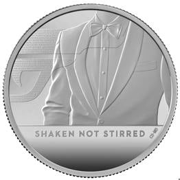 Shaken Not Stirred 2020 UK Two-Ounce Silver Proof Coin