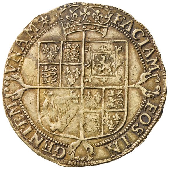 James I Gold Laurel MM Spur Rowel