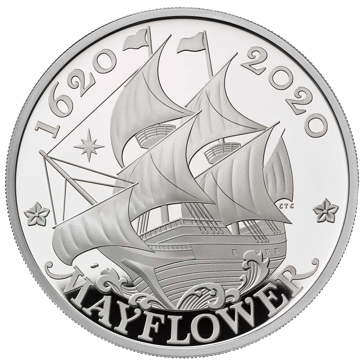 400th Anniversary Mayflower Silver Proof Coin Medal Set | Royal Mint