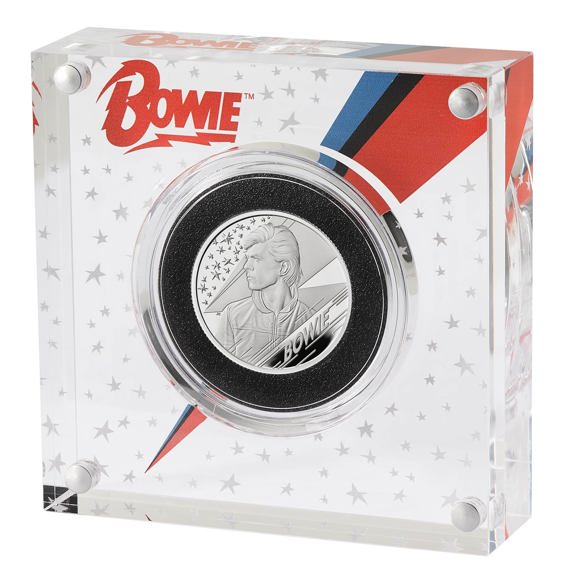 David Bowie 2020 UK Half Ounce Silver Proof Coin