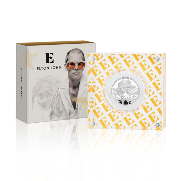 Elton John 2020 UK Half Ounce Silver Proof Coin