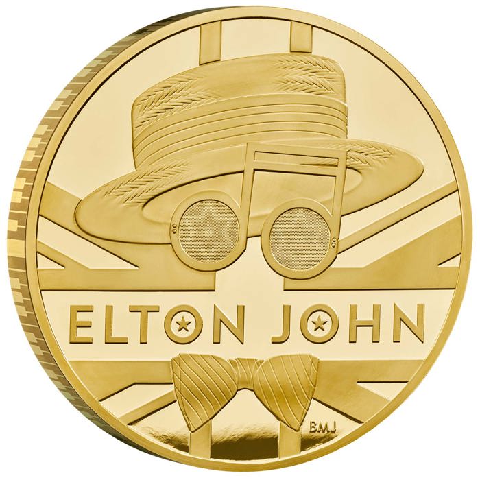 Elton John 2020 UK Kilo Gold Proof Coin