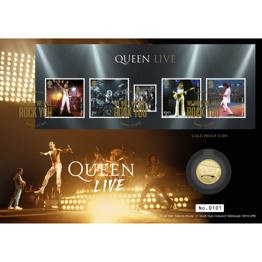 Queen Gold Proof Coin Cover