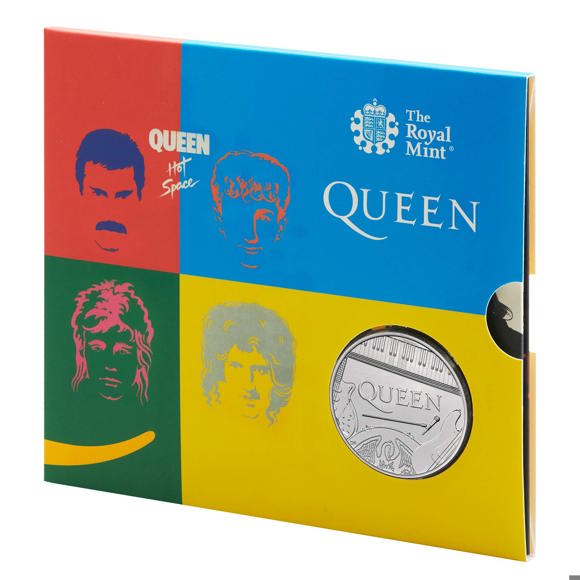 Queen &pound;5 Brilliant Uncirculated Coin - Hot space