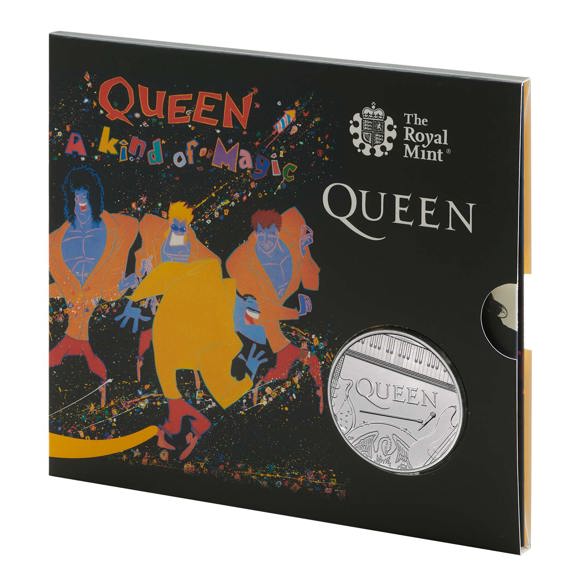 Queen &pound;5 Brilliant Uncirculated Coin - A Kind of Magic