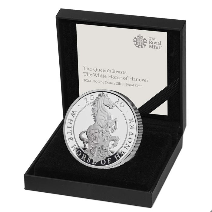 The White Horse of Hanover 2020 UK One Ounce Silver Proof Coin