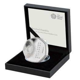 Rosalind Franklin 2020 UK 50p Piedfort Silver Proof Coin