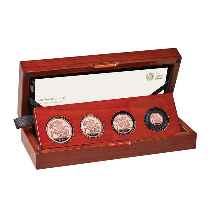 The Sovereign 2020 Four-Coin Gold Proof Set