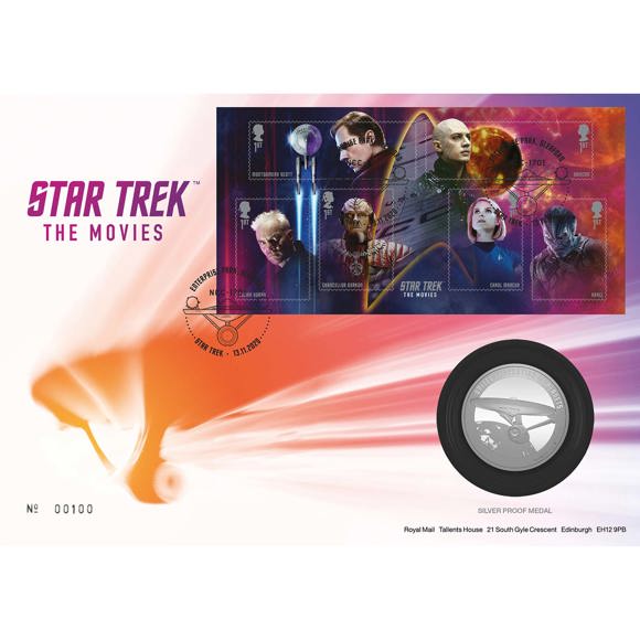 Star Trek™ The Movies Limited Edition Silver Medal Cover