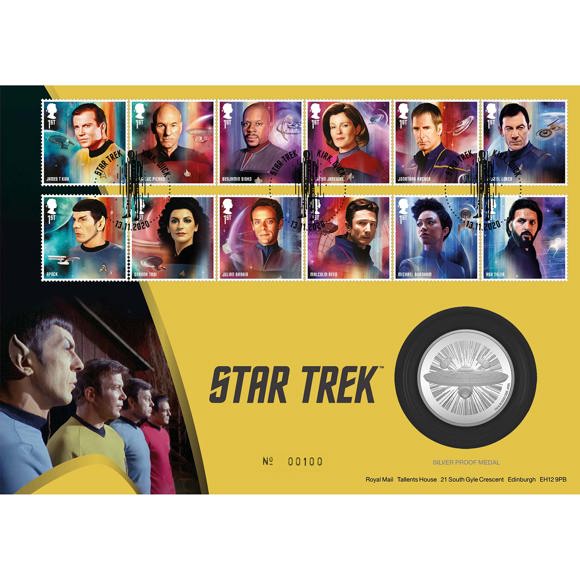 Star Trek™ The Original Series Limited Edition Silver Medal Cover