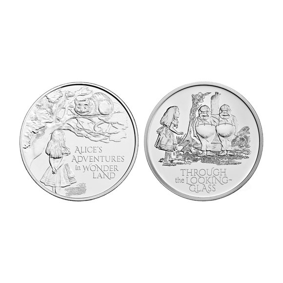 Alice’s Adventures 2021 UK £5 Brilliant Uncirculated Two-Coin Series