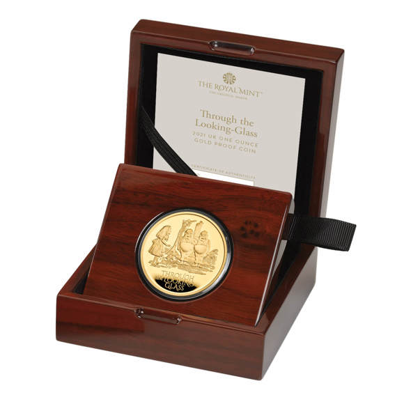  Through the Looking-Glass 2021 UK One Ounce Gold Proof Coin	