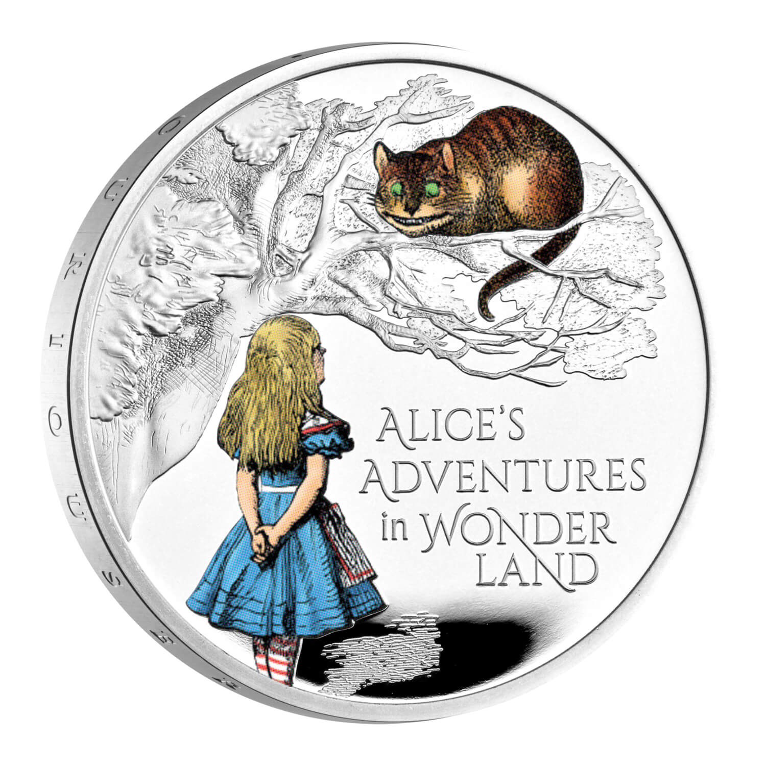 Alice's Adventures in Wonderland 1oz Silver Coin Coloured | Royal Mint