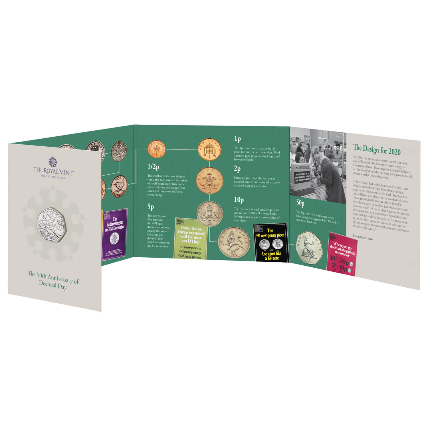 Rare 2021 50p Coins – Decimal Day, Tigger, Babbage, Dinosaurs, Insulin – Fifty Pence