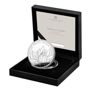 Mahatma Gandhi 2021 UK 1oz Silver Proof Coin
