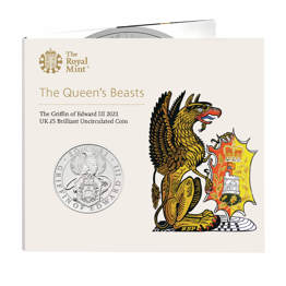 The Griffin of Edward III 2021 UK £5 Brilliant Uncirculated Coin