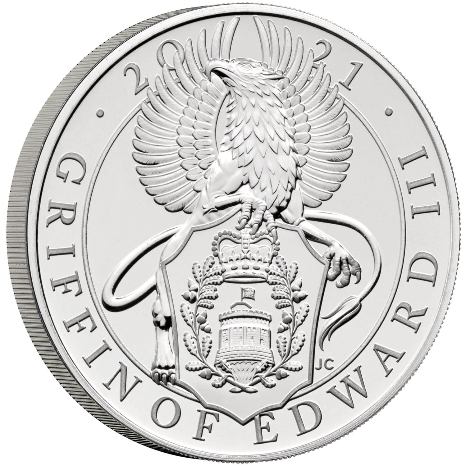 The Griffin of Edward III 2021 UK £5 Brilliant Uncirculated Coin