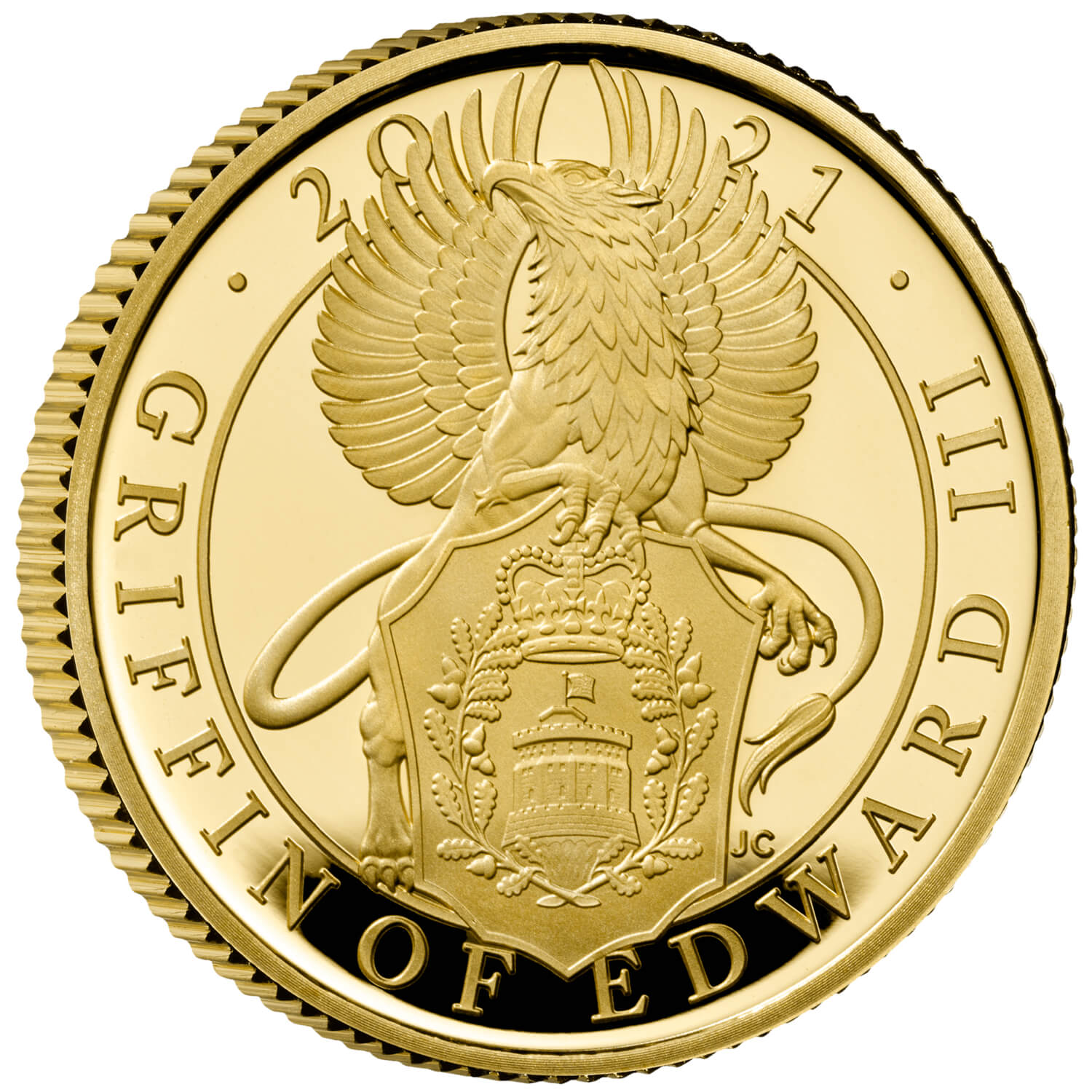 Griffin of Edward III 2021 UK 1/4oz Gold Proof Coin | The Royal Mint