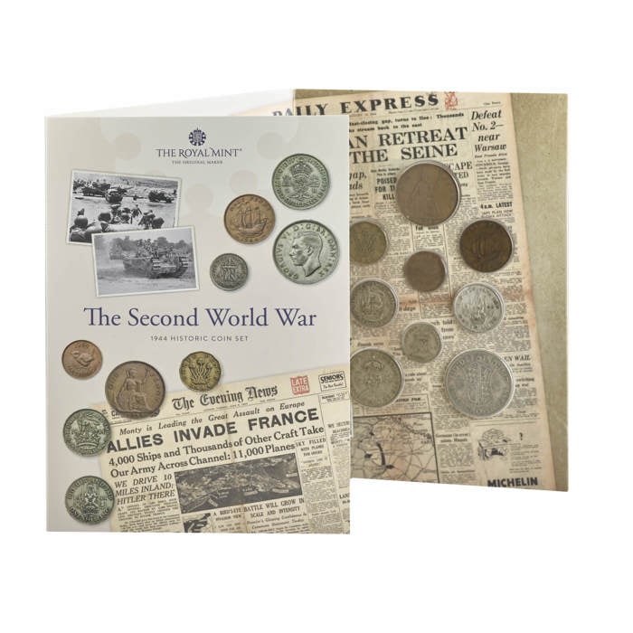 Second World War 1944 Coin Set