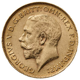 George V 1926 Half Sovereign South Africa 