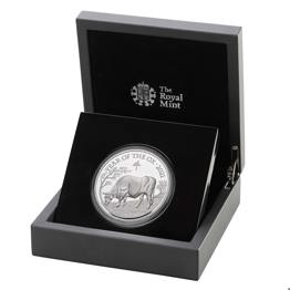 Lunar Year of the Ox 2021 United Kingdom Five-Ounce Silver Proof Coin