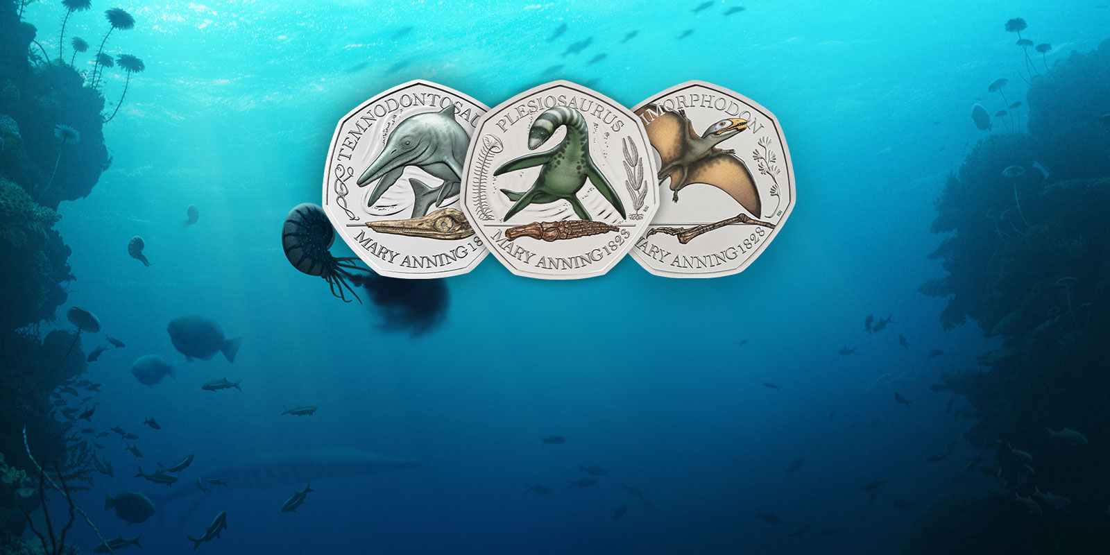 Mary Anning Coins
