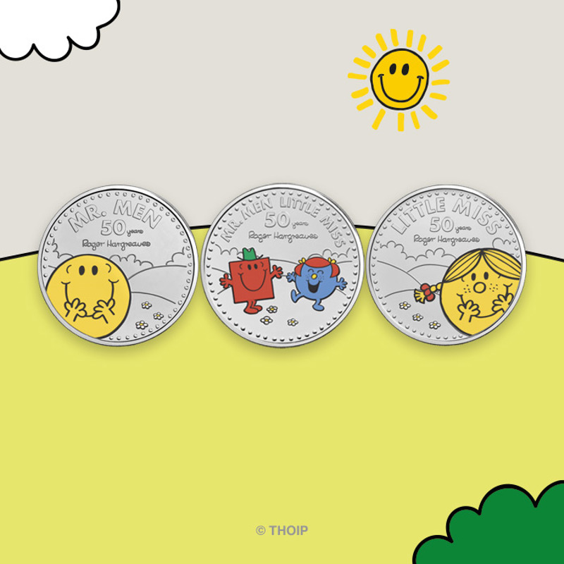The Royal Mint celebrates 50 years of Mr. Men  Little Miss Characters