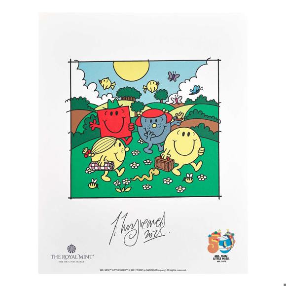 The 50th Anniversary of Mr. Men Little Miss Limited-Edition Art Print