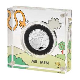 Mr. Happy – The 50th Anniversary of Mr. Men Little Miss 2021 UK Half-Ounce Silver Proof Coin