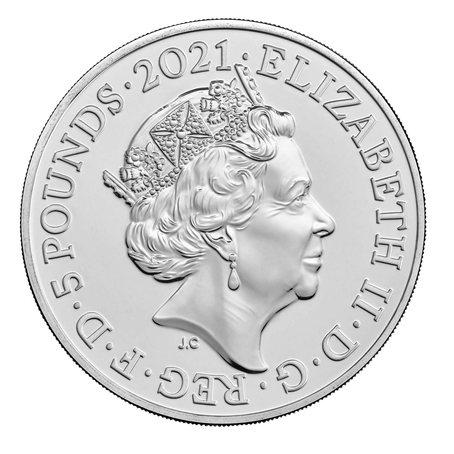 Little Miss Sunshine 2021 UK £5 BU Coloured Coin | The Royal Mint