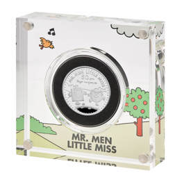 Mr. Strong and Little Miss Giggles – The 50th Anniversary of Mr. Men Little Miss 2021 UK Half-Ounce Silver Proof Coin