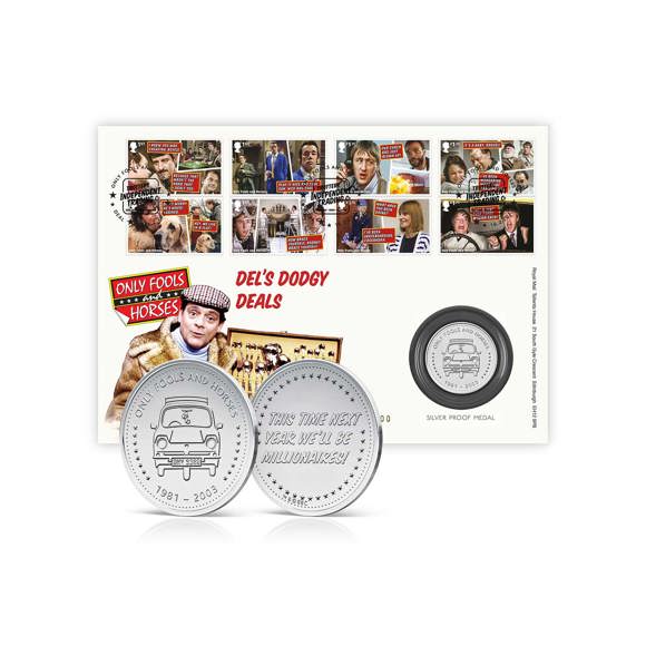 Only Fools and Horses Limited Edition Silver Medal Cover