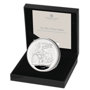 Peter Rabbit™ 2021 UK One Ounce Silver Proof Coin