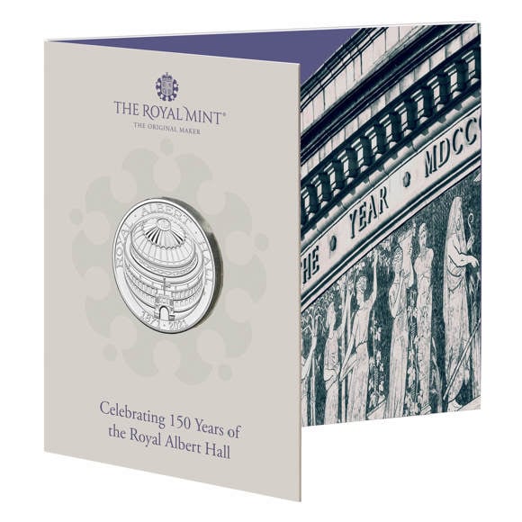 The 150th Anniversary of the Royal Albert Hall 2021 UK £5 Brilliant Uncirculated Coin